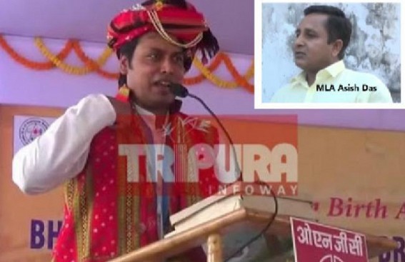 'Biplab Deb is self-announced 185th King of Tripura' : BJP MLA Asish Das 