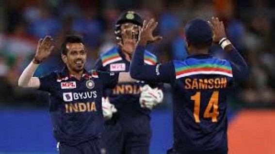 Concussion sub Chahal's 3-wicket haul helps India win first T20I