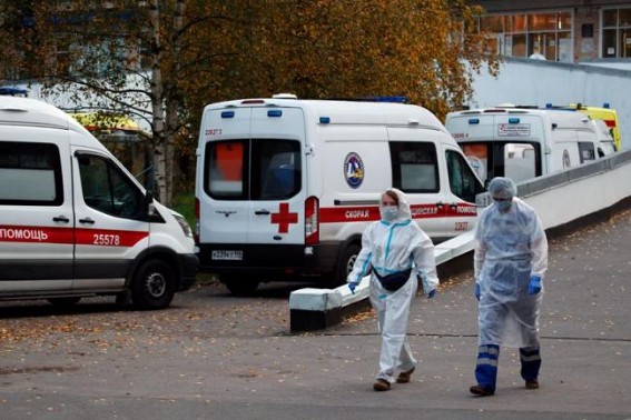 Russia reports all-time high daily Covid-19 cases Russia reports all-time high daily Covid-19 cases