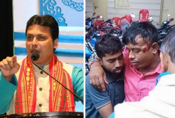 Soon after Biplab Deb asked State Media to forget Past, 3 journalists were brutally Attacked by BJP Party members, hospitalized  