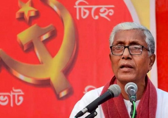 BJPâ€™s majority in Parliament burning whole country : Manik Sarkar