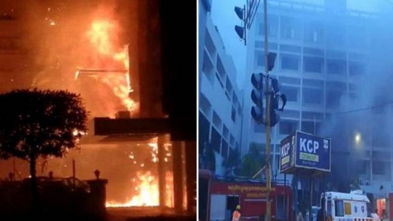 7 die in Andhra Covid care centre fire 7 die in Andhra Covid care centre fire