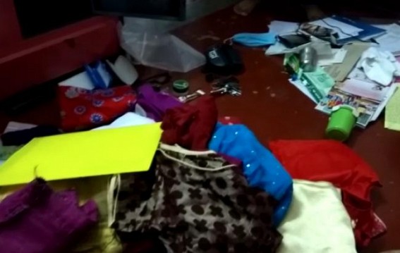 House looted in Ker Chowmuhani, Agartala House looted in Ker Chowmuhani, Agartala
