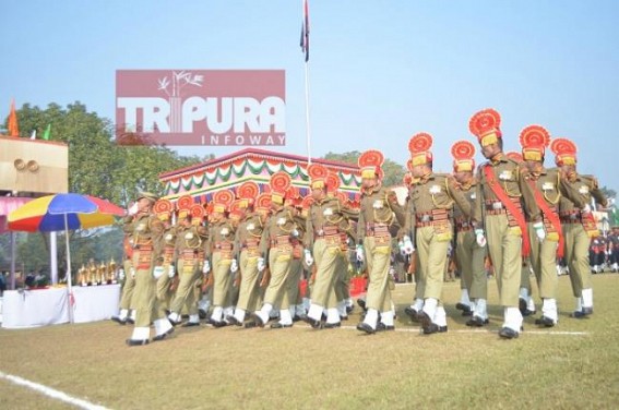 Final rehearsal for Republic Day held in Assam Rifles Ground