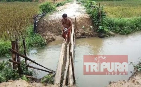 Poor connectivity, lack of infrastructure in rural, ADC areas hit common men’s lives : Monsoon caused more pathos for locals at Laxmipur Village Poor connectivity, lack of infrastructure in rural, ADC areas hit common men’s lives : Monsoon caused more pathos for locals at Laxmipur Village