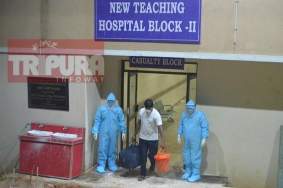 Tripura Police booked Covid Patients who attacked on doctor in Bhagat Singh Covid Care Centre Tripura Police booked Covid Patients who attacked on doctor in Bhagat Singh Covid Care Centre