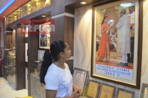Gymnast Star Dipa Karmakar celebrates Olympic Day Gymnast Star Dipa Karmakar celebrates Olympic Day