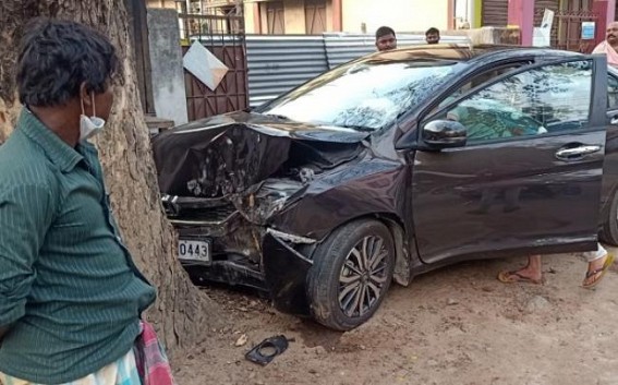 Car accident at Banamalipur due to reckless driving