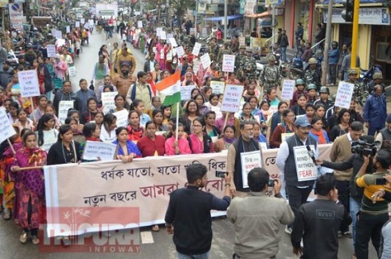 Increasing ‘Rapes in India’ : 2 BJP MLAs hoisted massive apolitical rally in Tripura Increasing ‘Rapes in India’ : 2 BJP MLAs hoisted massive apolitical rally in Tripura