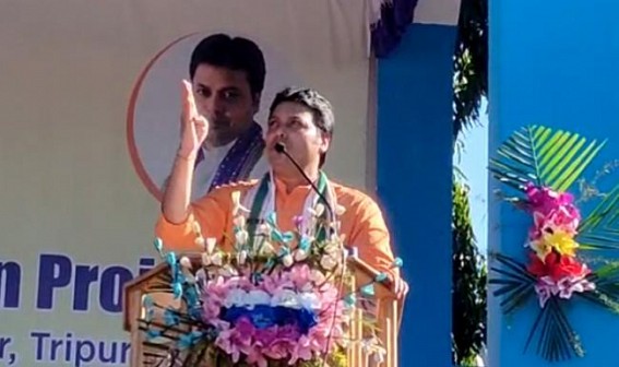 'Will make 'Smriti Bon' in Tripura where after Death, People will give Oxygen' : CM Biplab Deb said at Ambassa after imposing Rs.50 charges on Oxygen Per Hour in Govt hospitals