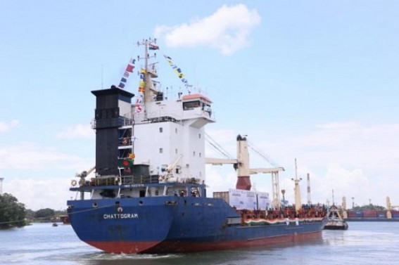First Container ship to connect Tripura from Kolkata via Chottogram Port flagged off