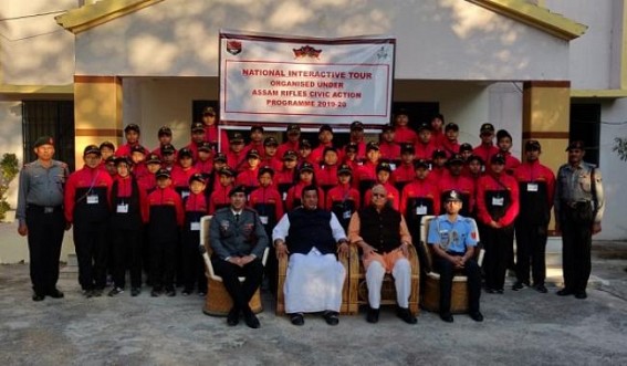 18 days National Interactive Tour organized by Assam Rifles, North East region students visited several places of national and historical importance