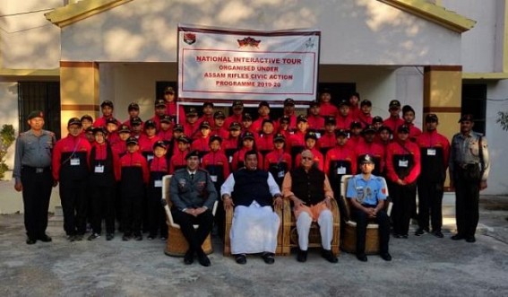 18 days National Interactive Tour organized by Assam Rifles, North East region students visited several places of national and historical importance 18 days National Interactive Tour organized by Assam Rifles, North East region students visited several places of national and historical importance