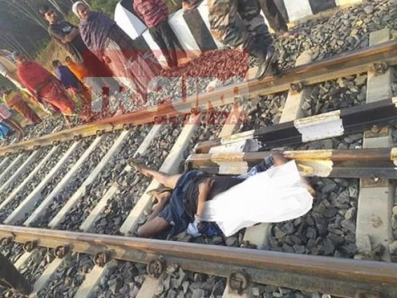 Dead-body recovered on Railway tracks at Sabroom Dead-body recovered on Railway tracks at Sabroom