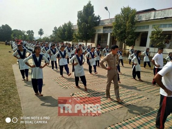 Yoga Camp organized by Assam Rifles