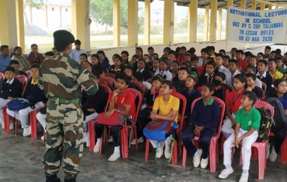 â€˜Motivational Lectureâ€™ to join Indian Army/AR conducted by Assam Rifles