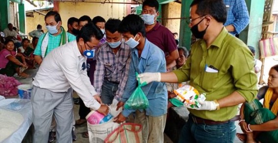â€˜Tribal Engineers Societyâ€™ distributed relief materials among poor