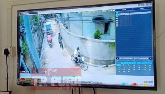 Daring theft incident under daylight at Krishnanagar Daring theft incident under daylight at Krishnanagar