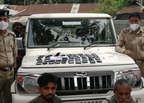 District Crime branch and Kadamtala PS jointly seized huge amount of contraband items on Thursday District Crime branch and Kadamtala PS jointly seized huge amount of contraband items on Thursday