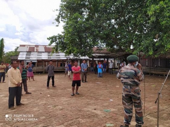 Assam Rifles organised COVID -19 awareness campaign