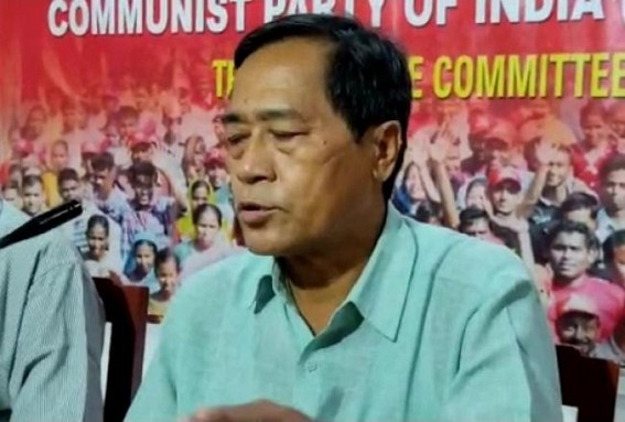 CPI-M leader Jiten Chowdhury slams BJP for continuing attacks on opposition party curriculums CPI-M leader Jiten Chowdhury slams BJP for continuing attacks on opposition party curriculums