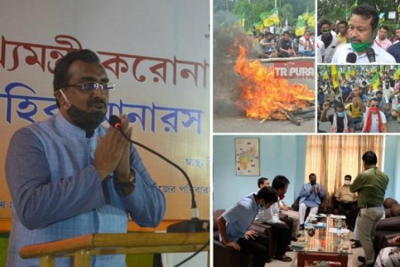 BJP-IPFT rift remains wide open, no compromise formula ahead of ADC Election yet, BJP-IPFT clashes continue : Ram Madhav’s visit turned a failure, IPFT’s resistance against BJP continue in ADC BJP-IPFT rift remains wide open, no compromise formula ahead of ADC Election yet, BJP-IPFT clashes continue : Ram Madhav’s visit turned a failure, IPFT’s resistance against BJP continue in ADC