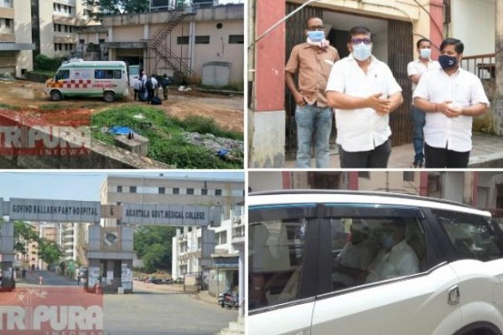 Biplab Deb’s massive failures prompt Ex-Health Minister Sudip Barman, BJP MLA Sushanta Chowdhury’s visit to GB hospital : Sudip gave 3 Days ultimatum to Fix life threatening problems, reminded, GB hospital falls under Sudip Barman’s constituency Biplab Deb’s massive failures prompt Ex-Health Minister Sudip Barman, BJP MLA Sushanta Chowdhury’s visit to GB hospital : Sudip gave 3 Days ultimatum to Fix life threatening problems, reminded, GB hospital falls under Sudip Barman’s constituency
