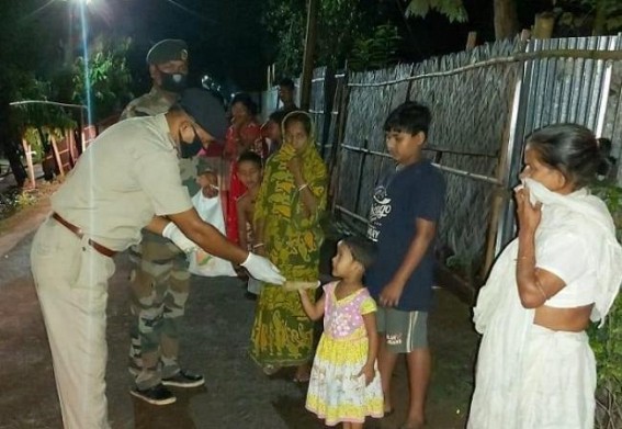 Purvaudaya NGO distributed food on Saturday night across Agartala Purvaudaya NGO distributed food on Saturday night across Agartala