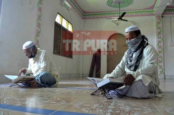 Holy â€˜Ramadanâ€™ festival observed in Tripura : Mosques remained Crowd-Free