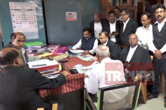 After BJP’s massive defeat in Tripura Bar Association Election, BJP now claimed, ‘BJP to win 11 out of 11 seats in High Court Bar Association Election’ : Nomination Submitted After BJP’s massive defeat in Tripura Bar Association Election, BJP now claimed, ‘BJP to win 11 out of 11 seats in High Court Bar Association Election’ : Nomination Submitted