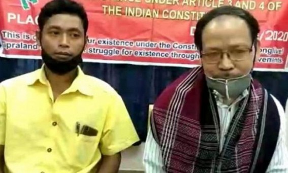 TSP Party lashed out at IPFT over alliance with BJP amid no Tipraland TSP Party lashed out at IPFT over alliance with BJP amid no Tipraland