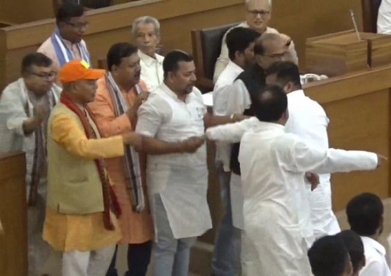 Public-elected MLAs' fights in Assembly differs Public issues under chaos and drama