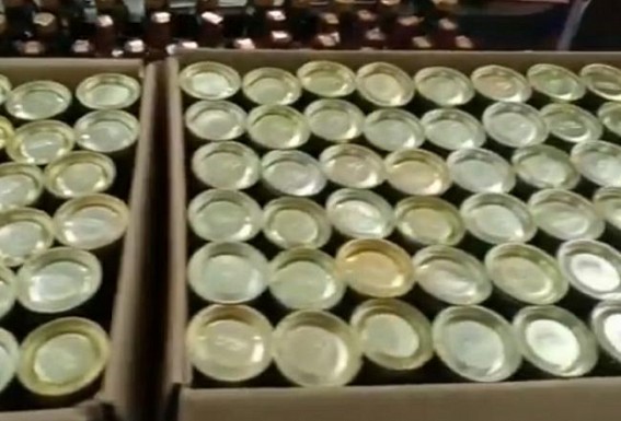 1 arrested by East Agartala Police with huge numbers of liquor bottles 1 arrested by East Agartala Police with huge numbers of liquor bottles