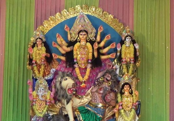 Durga Puja spirit spire : Maha-Saptami puja begins across puja pandals in Tripura Durga Puja spirit spire : Maha-Saptami puja begins across puja pandals in Tripura