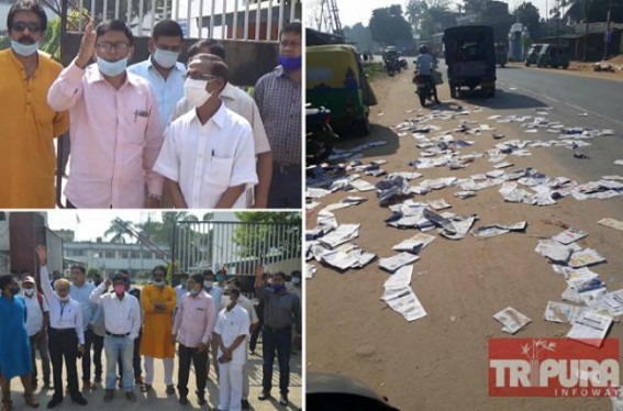 Mafia-style Attack on Newspaper Circulation in Tripura : Journalists give ultimatum of 24 hrs to Police to arrest the Criminals Mafia-style Attack on Newspaper Circulation in Tripura : Journalists give ultimatum of 24 hrs to Police to arrest the Criminals