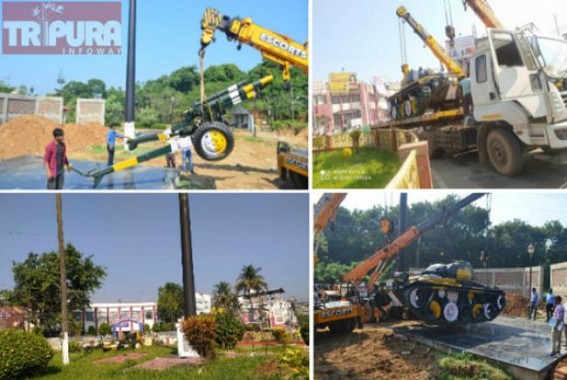 Biplab Debâ€™s â€˜SMART City Projectâ€™  : Dishonoring Public sentiment, Disregarding History, erasing Landmark War Memorial Cannon from Agartala Cityâ€™s Center generate massive public resentments