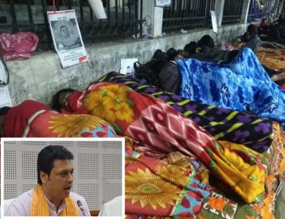 'If you can't keep words then Take Retirement from CM Post' : Tripura's Deceived 10323 Teachers told CM Biplab Deb after CM declares 'No Special' Job Arrangements for them 'If you can't keep words then Take Retirement from CM Post' : Tripura's Deceived 10323 Teachers told CM Biplab Deb after CM declares 'No Special' Job Arrangements for them