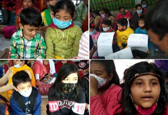 In Tearful Eyes, 10323 Teachers' Children demand their Parents' Jobs Back : Teachers Protest falls on Day 16 In Tearful Eyes, 10323 Teachers' Children demand their Parents' Jobs Back : Teachers Protest falls on Day 16