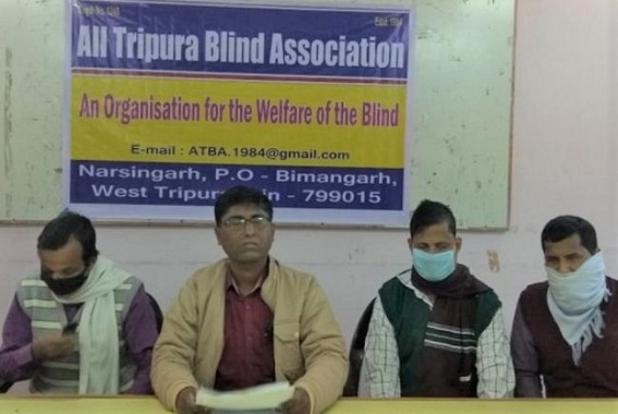 'All Tripura Blind Association' raised 14-points demand 'All Tripura Blind Association' raised 14-points demand