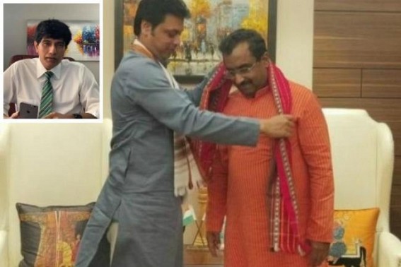 'Sacking of Biplab Deb's Godfather Ram Madhav from BJP's General Secretary Post is a good sign for Tripura' : TIWN Editor 'Sacking of Biplab Deb's Godfather Ram Madhav from BJP's General Secretary Post is a good sign for Tripura' : TIWN Editor