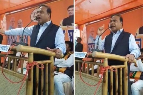 Before Assembly Election, Assam Minister Himanta Biswa Sarma lured Tripura Govt Employees with minimum Rs. 50,000 salary from Group-D level : Video Viral in Social Media on 7th Pay Commission promises