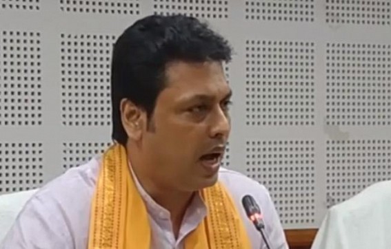 Biplab Deb threatens rebel MLAs to see them after 13th December Astabal Rally 