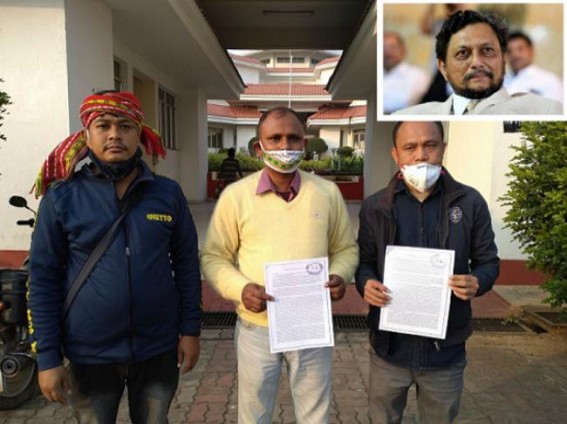 Chief Justice of India Arvind Bobde's Tripura visit today : 10323 Teachers Submitted Memorandum to the CJI through Tripura High Court for 'Right to Dissent', mentioned 77 deaths Chief Justice of India Arvind Bobde's Tripura visit today : 10323 Teachers Submitted Memorandum to the CJI through Tripura High Court for 'Right to Dissent', mentioned 77 deaths