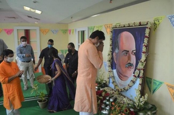 Tripura Govt observed Shyama Dr. Prasad Mukharjeeâ€™s birth anniversary