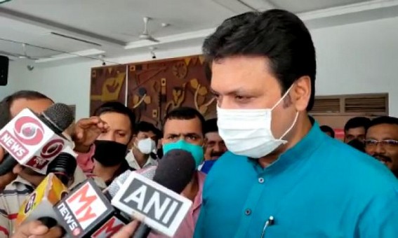 Tripura CM found Covid negative, family members test positive : Tripura registered 5,520 positive cases with 3,675 recovery cases Tripura CM found Covid negative, family members test positive : Tripura registered 5,520 positive cases with 3,675 recovery cases