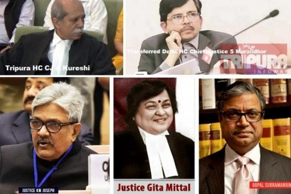 Transfer-Punishment, Postponing promotions, appointments are dirtiest ever Political Attacks on Judiciary in India : Nation remembers BJP Govtâ€™s revenge on Justice Akil Kureshi (Tripura's present Chief Justice), Justice Loya, others 