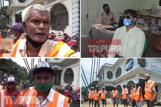 Chaos in Agartala as fights erupted between CWC Engineer and AMC workers over open urination by AMC worker amid COVID19 pandemic : Engineer detained after AMC workers protested, FIR lodged Chaos in Agartala as fights erupted between CWC Engineer and AMC workers over open urination by AMC worker amid COVID19 pandemic : Engineer detained after AMC workers protested, FIR lodged