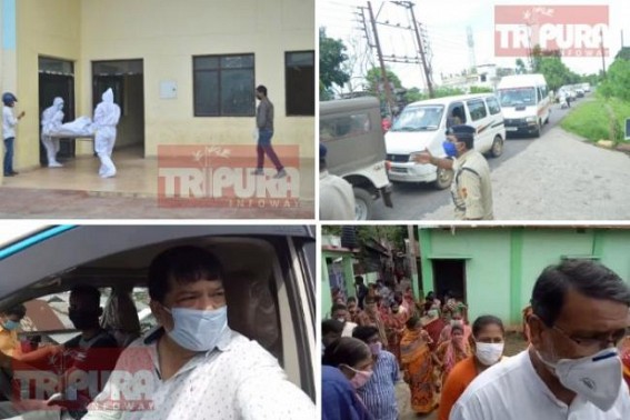 COVID-19 deceased Lt. Biswa Kumar Debbarmaâ€™s dead body cremated after counselling of Locals by MLAs to break misconception about â€˜Smoke from COVID patientâ€™s dead-body cremation to Spread Virusâ€™