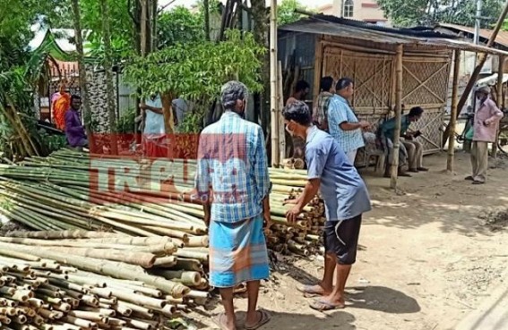 Tripura Border area’s people dismantled ‘Lockdown’ on Second Day Tripura Border area’s people dismantled ‘Lockdown’ on Second Day