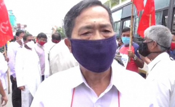 'Police violating our Democratic right', said Jitendra Chowdhury 'Police violating our Democratic right', said Jitendra Chowdhury